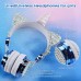 Kids Headphones, Unicorn Bluetooth/Wired Headphones with Microphone Adjustable Headband,85dB Volume Limited HD Sound Headphones for School, Birthday, Xmas, Unicorn Gift (Diamond Blue)