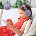 PowerLocus Kids Headphones Over-Ear, Bluetooth Wireless Headphones for Kids,with Microphone, Safe 85DB Volume Limited, Foldable with Carry Case, Audio Cable, Micro SD mode for Online Classes,PC,Phones